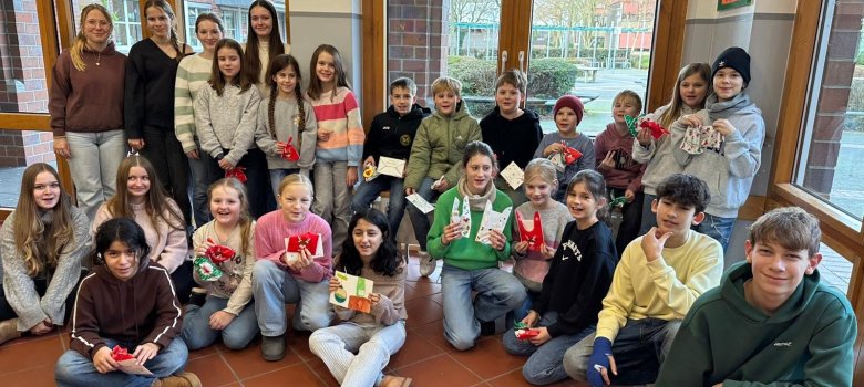 Weihnachtsbasteln Klassenpaten