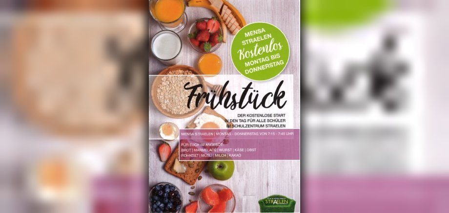 Frühstück in der Mensa